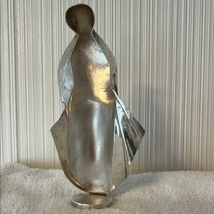 1960s Silver Plated Sculpture Likely Made in Taxco Mexico, Los Castillo Style